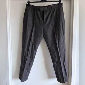 Men's Banana Republic Italian Windowpane Checkered Dress Pants